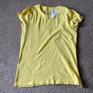 Brand new J crew yellow tshirt